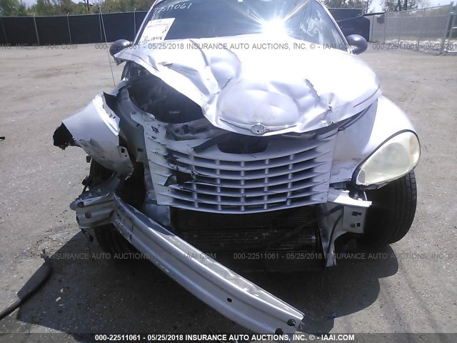 3C4FY58B24T314506 - 2004 CHRYSLER PT CRUISER TOURING SILVER photo 6