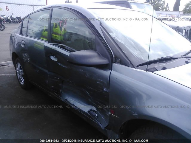 1G8AJ58F16Z110013 - 2006 SATURN ION LEVEL 2 Boz foto 6