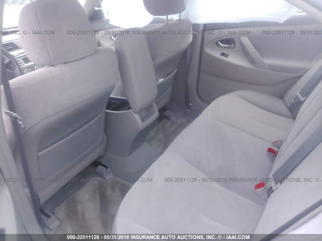 4T1BE46K18U761792 - 2008 TOYOTA CAMRY CE/LE/XLE/SE WHITE photo 8