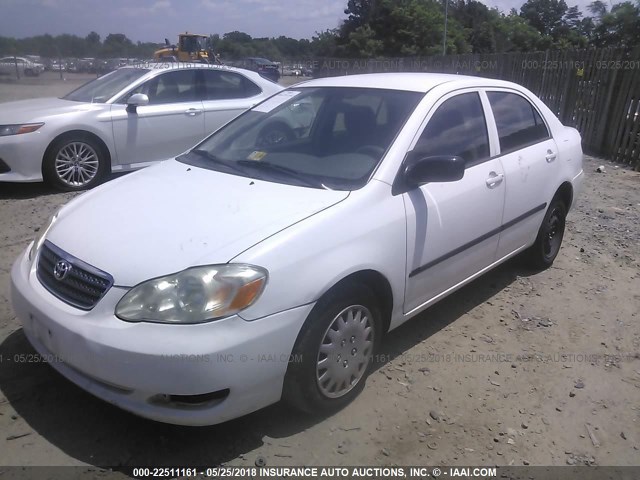 2T1BR32E64C263159 - 2004 TOYOTA COROLLA CE/LE/S WHITE photo 2