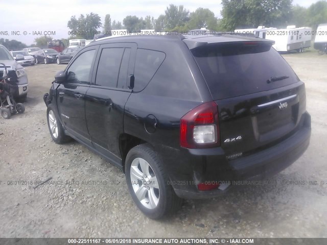 1C4NJDEB5HD121759 - 2017 JEEP COMPASS LATITUDE 黑色 照片 3