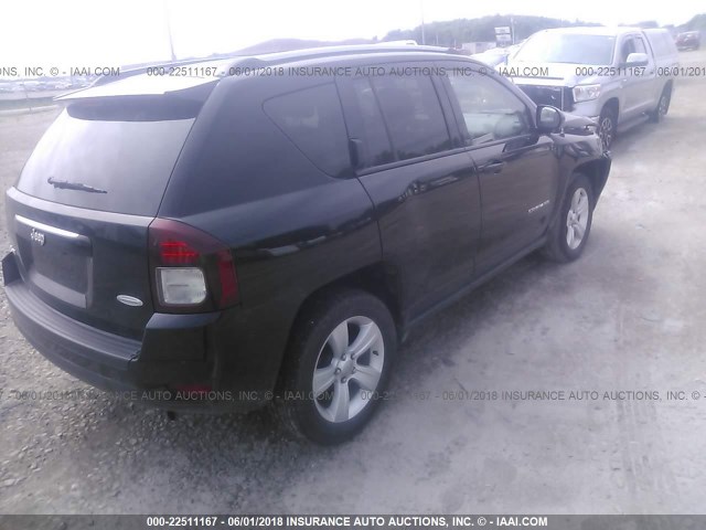 1C4NJDEB5HD121759 - 2017 JEEP COMPASS LATITUDE 黑色 照片 4