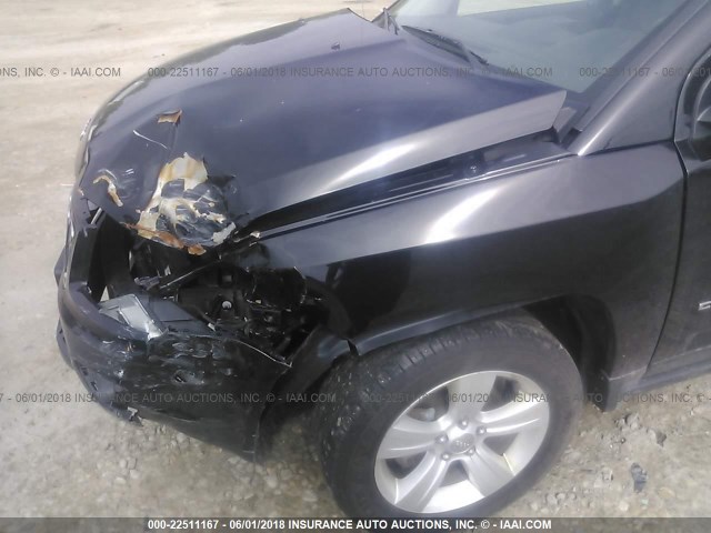 1C4NJDEB5HD121759 - 2017 JEEP COMPASS LATITUDE 黑色 照片 6