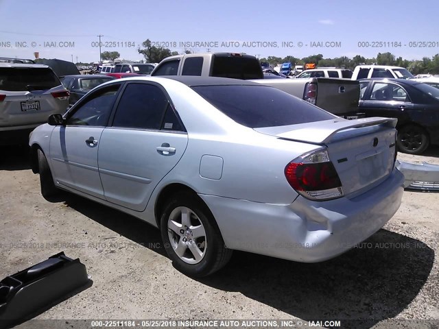 JTDBE32K463046772 - 2006 TOYOTA CAMRY LE/XLE 蓝色 照片 3