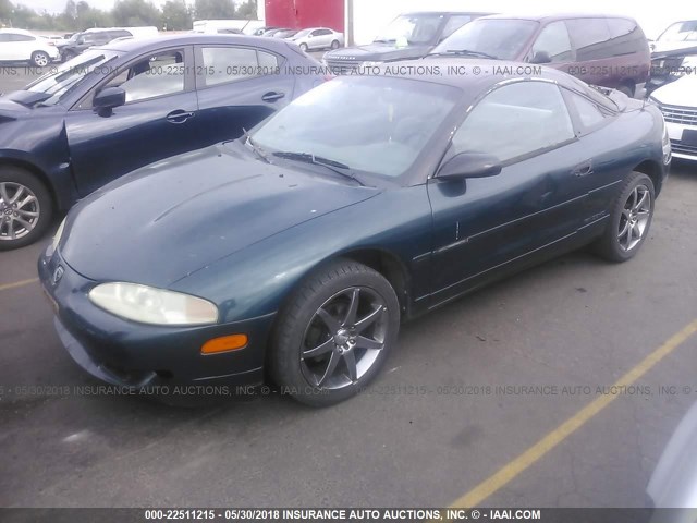 4E3AK44Y7SE187449 - 1995 EAGLE TALON ESI GREEN photo 2