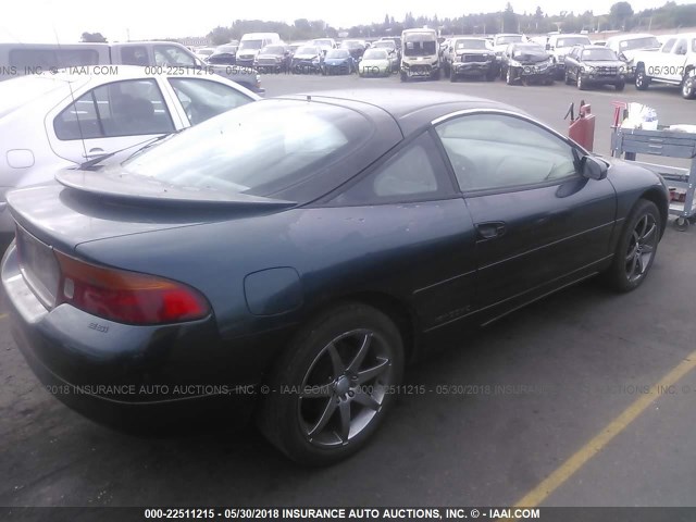 4E3AK44Y7SE187449 - 1995 EAGLE TALON ESI GREEN photo 4