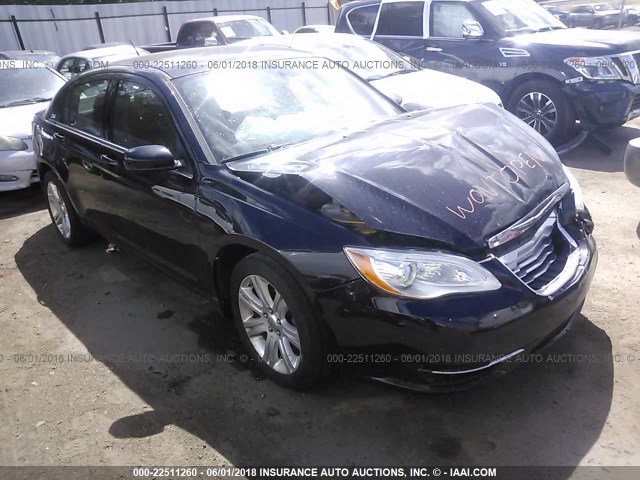 1C3CCBBB4DN695501 - 2013 CHRYSLER 200 TOURING BLACK photo 1