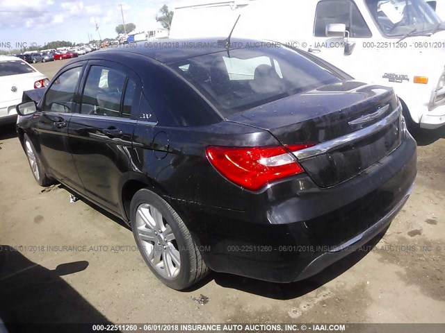 1C3CCBBB4DN695501 - 2013 CHRYSLER 200 TOURING BLACK photo 3