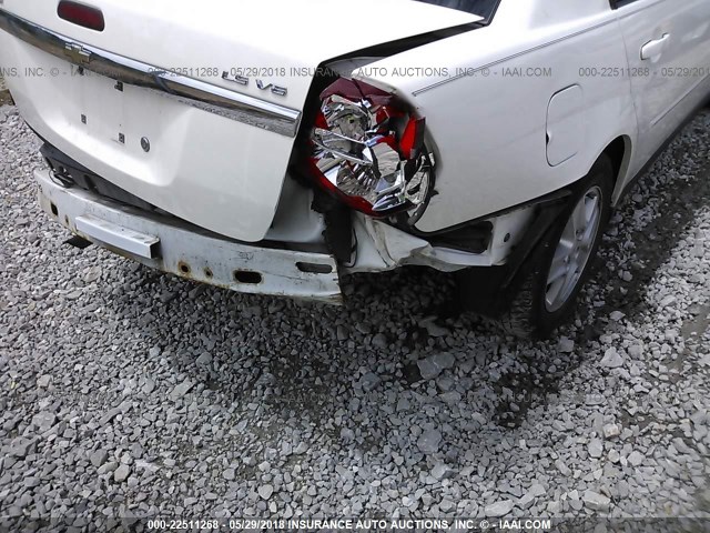 1G1ZT54865F182778 - 2005 CHEVROLET MALIBU LS 白色 照片 6