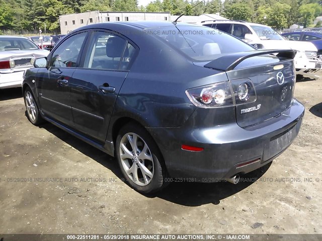 JM1BK324091236546 - 2009 MAZDA 3 S GRAY photo 3