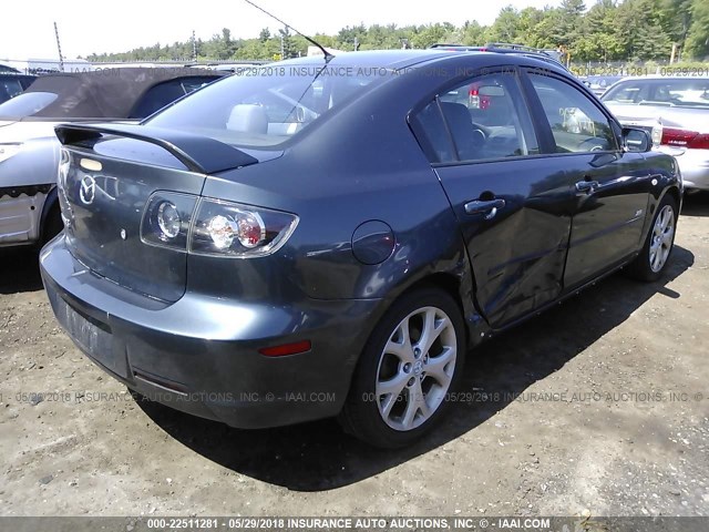 JM1BK324091236546 - 2009 MAZDA 3 S GRAY photo 4