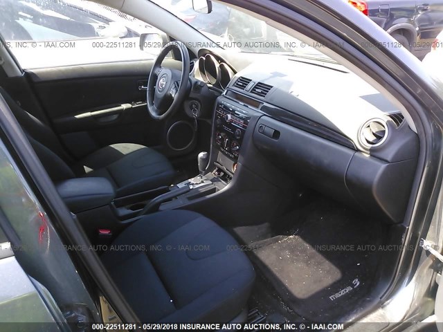 JM1BK324091236546 - 2009 MAZDA 3 S GRAY photo 5