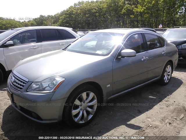 JNKAY01F66M254571 - 2006 INFINITI M35 SPORT GRAY photo 2