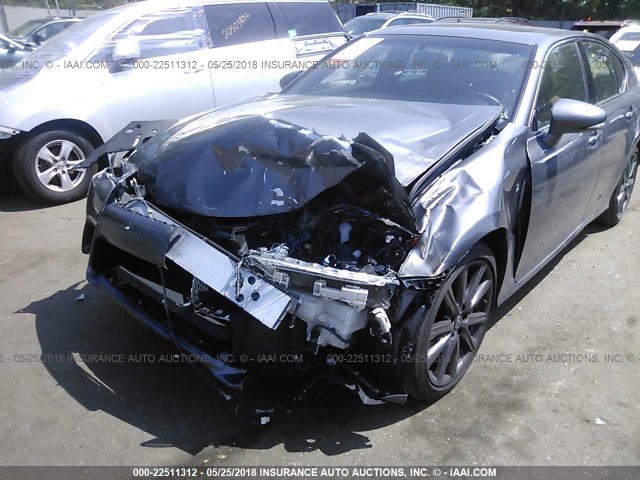 JTHCE1BLXE5026044 - 2014 LEXUS GS 350 GRAY photo 6