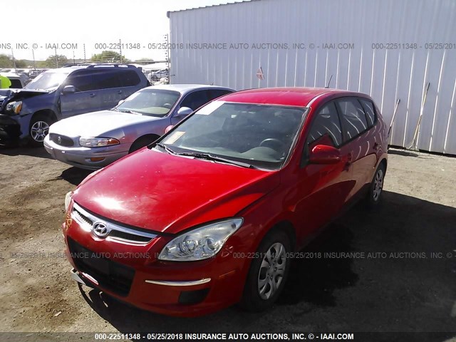 KMHDB8AE8AU058092 - 2010 HYUNDAI ELANTRA TOURING GLS RED photo 2