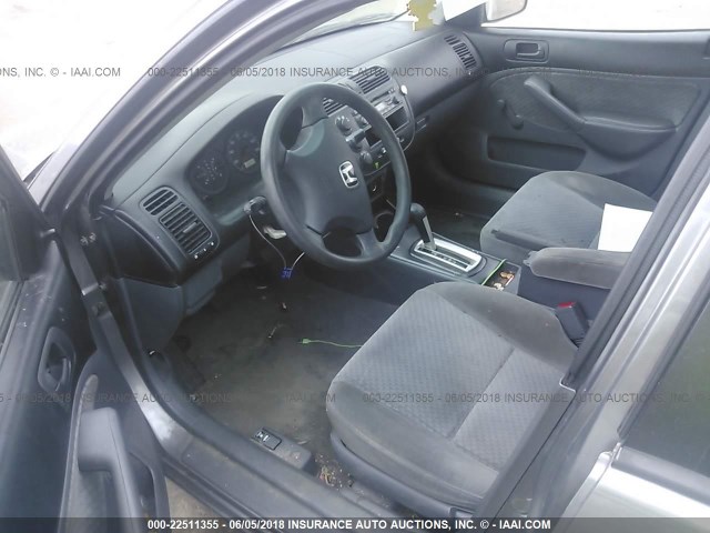 1HGES16395L022092 - 2005 HONDA CIVIC DX VP GRAY photo 5