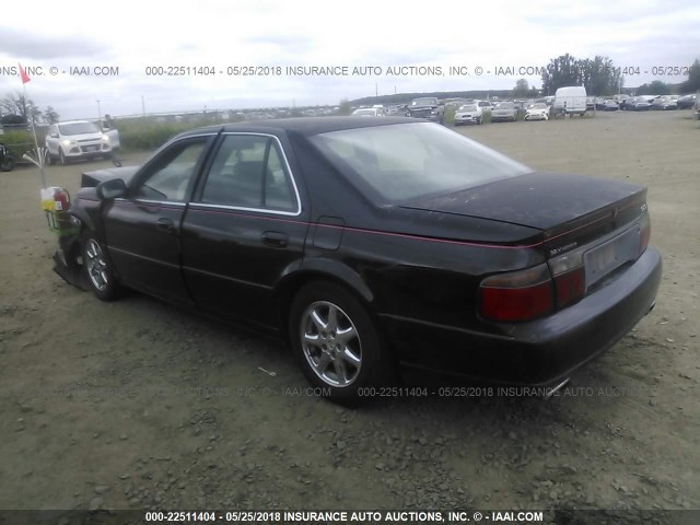 1G6KY5496WU930657 - 1998 CADILLAC SEVILLE STS BLACK photo 3