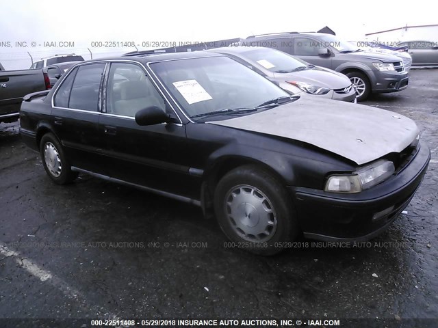 1HGCB767XNA008100 - 1992 HONDA ACCORD EX BLACK photo 1