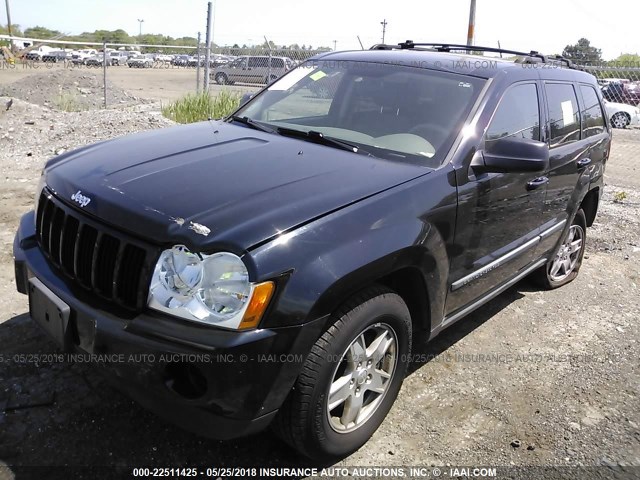 1J8GR48K27C639838 - 2007 JEEP GRAND CHEROKEE LAREDO/COLUMBIA/FREEDOM BLACK photo 2