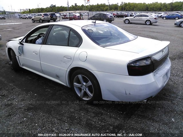 1G2HZ54Y95U245437 - 2005 PONTIAC BONNEVILLE GXP WHITE photo 3