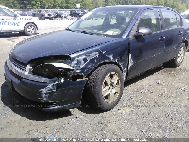 1G1ZT52854F228358 - 2004 CHEVROLET MALIBU LS Dark Blue photo 6