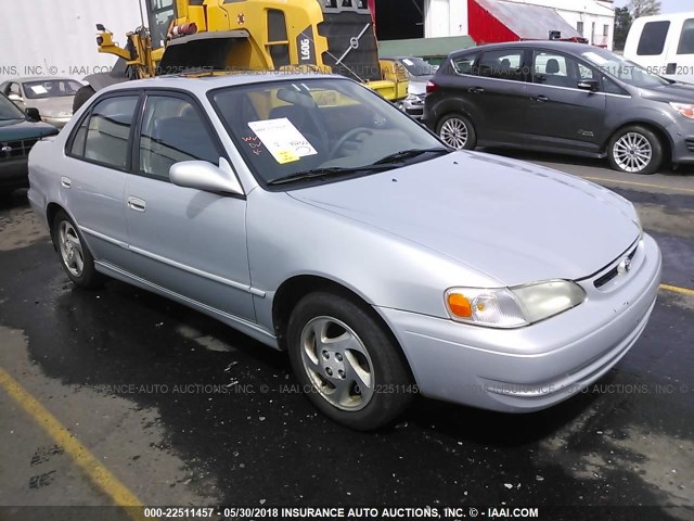 1NXBR18E9XZ217727 - 1999 TOYOTA COROLLA VE/CE/LE SILVER photo 1