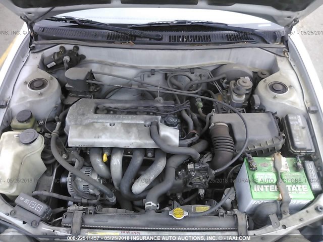 1NXBR18E9XZ217727 - 1999 TOYOTA COROLLA VE/CE/LE 银色 照片 10