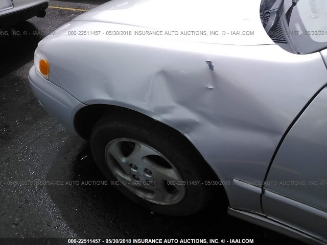 1NXBR18E9XZ217727 - 1999 TOYOTA COROLLA VE/CE/LE 银色 照片 6