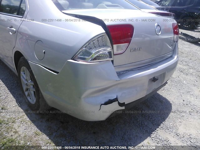 3MEHM0HA4AR660627 - 2010 MERCURY MILAN 银色 照片 6