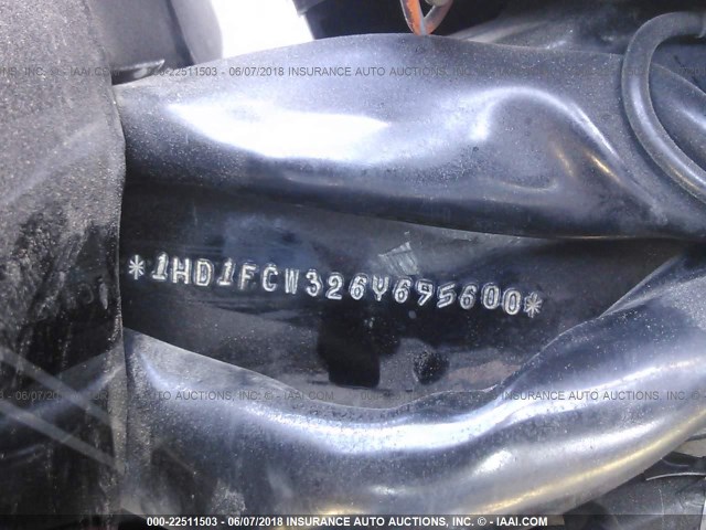 1HD1FCW326Y695600 - 2006 HARLEY-DAVIDSON FLHTCUI RED photo 10