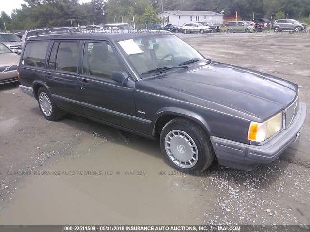 YV1FW8833N2352307 - 1992 VOLVO 740 GRAY photo 1