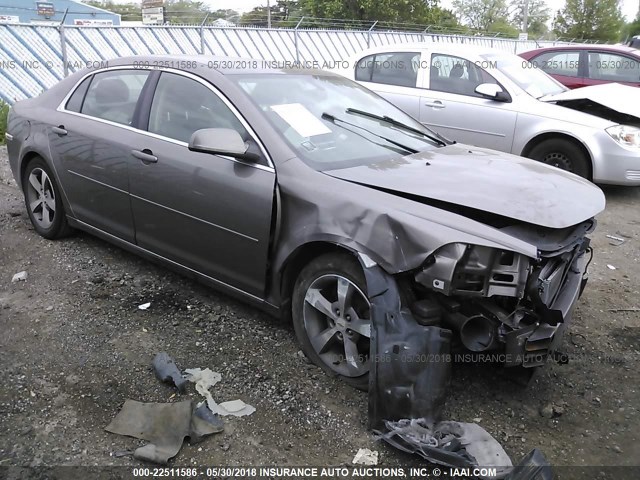 1G1ZC5EU1BF145158 - 2011 CHEVROLET MALIBU 1LT 棕色 照片 1