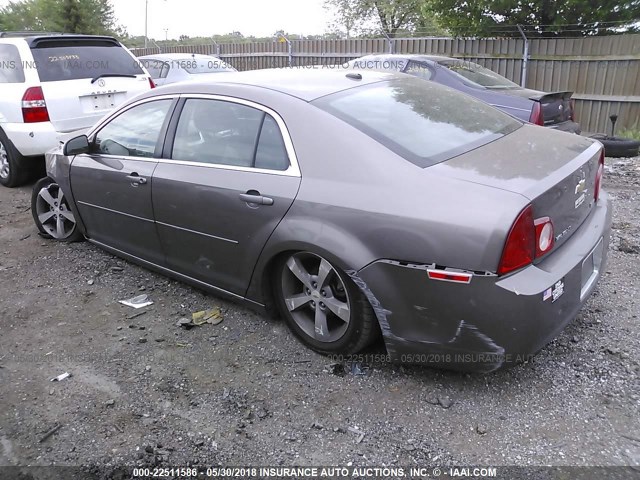 1G1ZC5EU1BF145158 - 2011 CHEVROLET MALIBU 1LT 棕色 照片 3