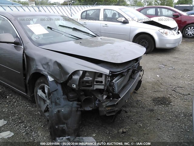 1G1ZC5EU1BF145158 - 2011 CHEVROLET MALIBU 1LT 棕色 照片 6