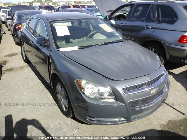 1G1ZG57B78F156318 - 2008 CHEVROLET MALIBU LS GRAY photo 1