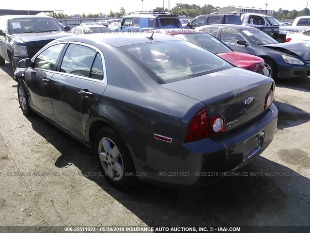 1G1ZG57B78F156318 - 2008 CHEVROLET MALIBU LS GRAY photo 3
