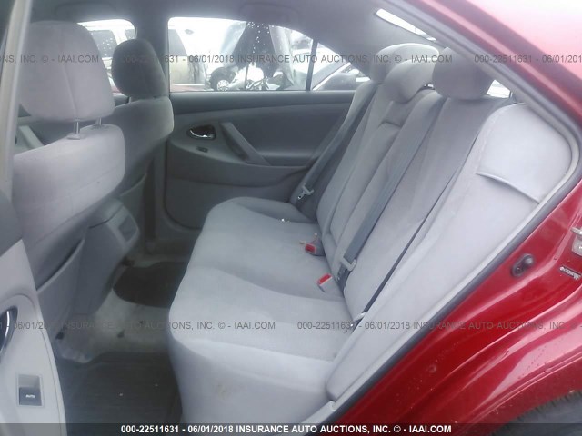 4T1BF3EK4AU108047 - 2010 TOYOTA CAMRY SE/LE/XLE 红色 照片 8