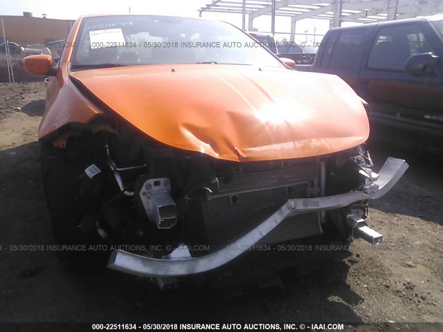 1C3CDFCB3DD329876 - 2013 DODGE DART LIMITED/R/T ORANGE photo 6