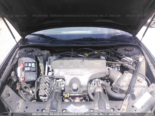 2G1WX12K949228092 - 2004 CHEVROLET MONTE CARLO SS შავი ფოტო 10