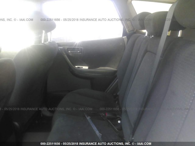 JN8AZ08T75W312043 - 2005 NISSAN MURANO SL/SE/S SILVER photo 8