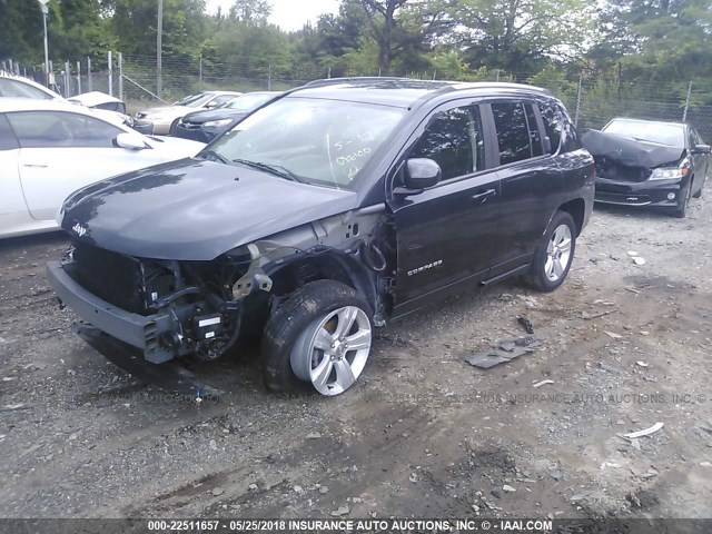 1C4NJDEB2GD542191 - 2016 JEEP COMPASS LATITUDE 深蓝色 照片 2