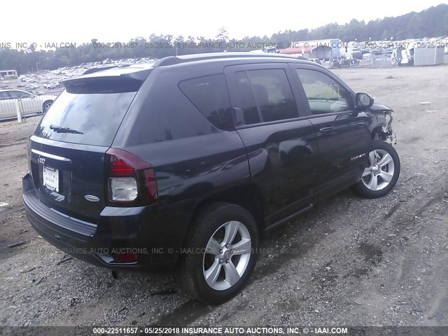 1C4NJDEB2GD542191 - 2016 JEEP COMPASS LATITUDE 深蓝色 照片 4