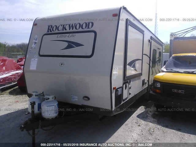 4X4TRLB29DD124036 - 2013 FOREST RIVER ROCKWOOD 2604  BEIGE photo 2