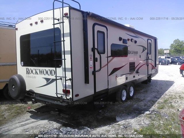 4X4TRLB29DD124036 - 2013 FOREST RIVER ROCKWOOD 2604  BEIGE photo 4