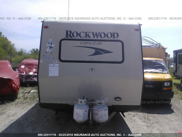 4X4TRLB29DD124036 - 2013 FOREST RIVER ROCKWOOD 2604  BEIGE photo 6