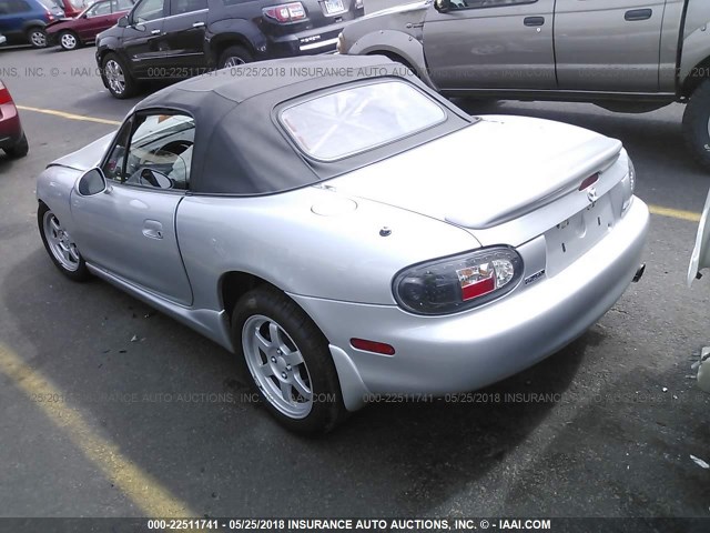 JM1NB3535Y0153179 - 2000 MAZDA MX-5 MIATA LS SILVER photo 3