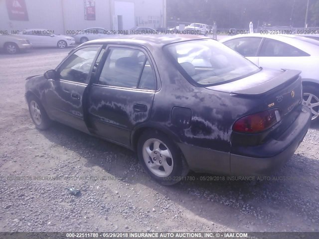 1NXBR12E0XZ251175 - 1999 TOYOTA COROLLA VE/CE/LE BLACK photo 3