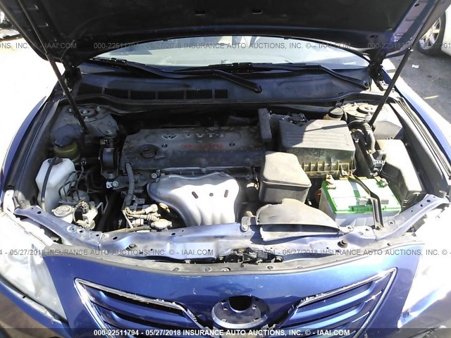 JTNBE46K373118610 - 2007 TOYOTA CAMRY NEW GENERAT CE/LE/XLE/SE BLUE photo 10