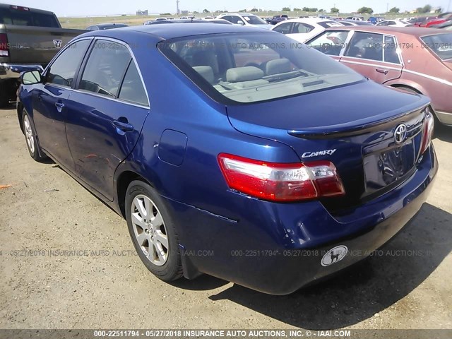 JTNBE46K373118610 - 2007 TOYOTA CAMRY NEW GENERAT CE/LE/XLE/SE BLUE photo 3
