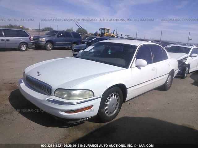 1G4CW52K6X4623550 - 1999 BUICK PARK AVENUE  WHITE photo 2